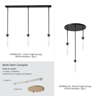 Hubbardton Forge Airis Small Mini Pendant 2