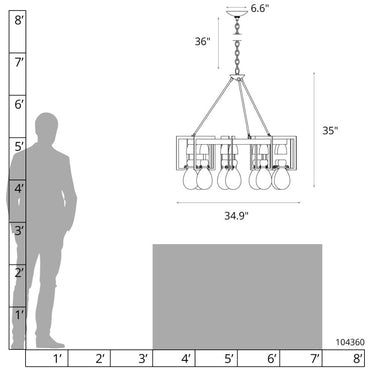 Hubbardton Forge Apothecary Circular Chandelier 4
