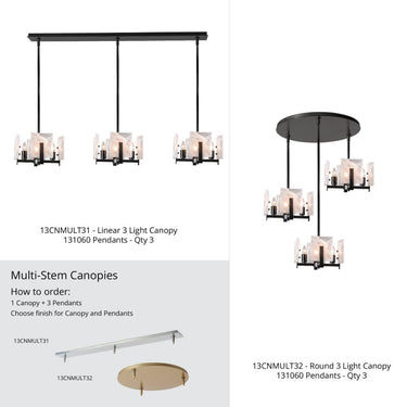 Hubbardton Forge Arc 4-Light Semi-Flush/Pendant 8
