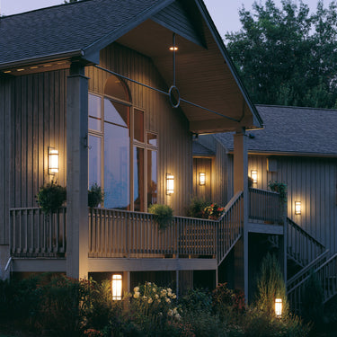 Hubbardton Forge Banded Large Outdoor Sconce - 305894 3