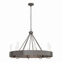 Hubbardton Forge Banded Ring Chandelier