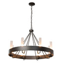 Hubbardton Forge Banded Ring Chandelier 1