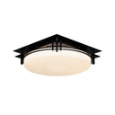 12-4394 Hubbardton Forge Banded Flush-Mount Fixture