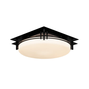 12-4394 Hubbardton Forge Banded Flush-Mount Fixture