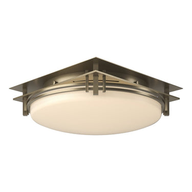 12-4394 Hubbardton Forge Banded Flush-Mount Fixture
