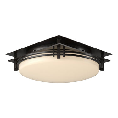 12-4394 Hubbardton Forge Banded Flush-Mount Fixture