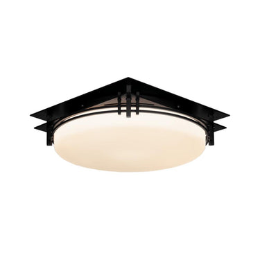 Hubbardton Forge Banded Semi-Flush 