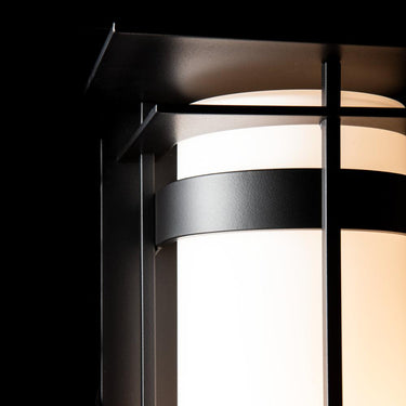 Hubbardton Forge Banded with Top Plate Large Outdoor Sconce 2