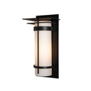 Hubbardton Forge Banded with Top Plate Large Outdoor Sconce 