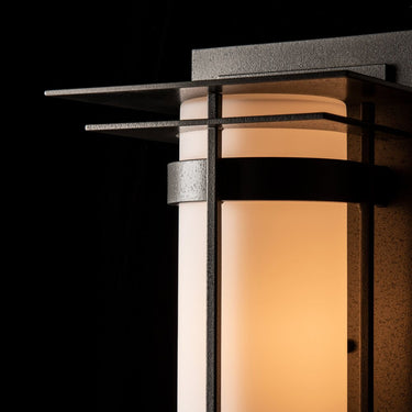 Hubbardton Forge Banded with Top Plate Outdoor Sconce - 305993 2