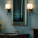 Hubbardton Forge Beacon Hall Ellipse Glass Sconce 1
