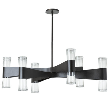 Hubbardton Forge Bellis 6-Arm 12-Light Oval Chandelier - 131009
