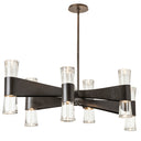Hubbardton Forge Bellis 6-Arm 12-Light Oval Chandelier - 131009