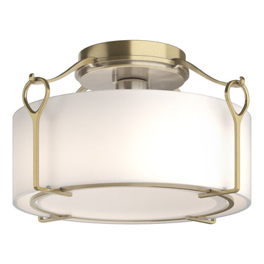 Hubbardton Forge 121142 Bow Medium Semi-Flush