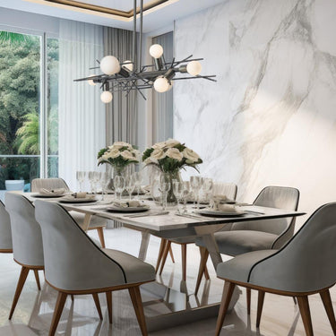Hubbardton Forge Brindille 8-Light Linear Pendant 10