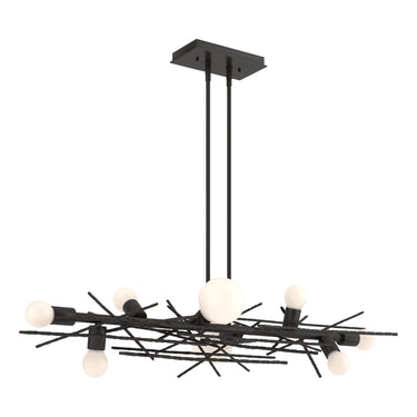 Hubbardton Forge Brindille 8-Light Linear Pendant