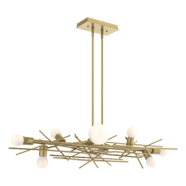 Hubbardton Forge Brindille 8-Light Linear Pendant