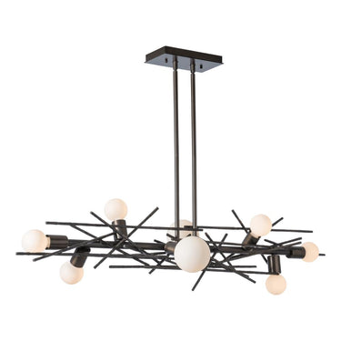 Hubbardton Forge Brindille 8-Light Linear Pendant 4