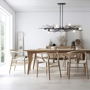 Hubbardton Forge Brindille 8-Light Linear Pendant 9