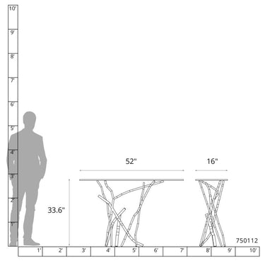 Hubbardton Forge Brindille Console Table 7