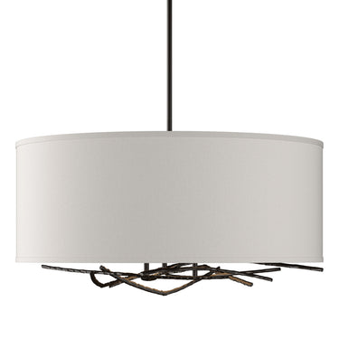 Hubbardton Forge Brindille Drum Shade Pendant