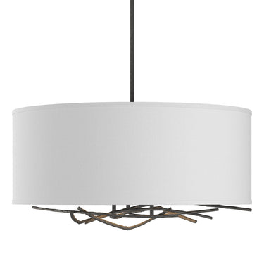 Hubbardton Forge Brindille Drum Shade Pendant