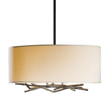 Hubbardton Forge Brindille Drum Shade Pendant 