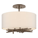12-7660 Hubbardton Forge Brindille Semi Flush Mount