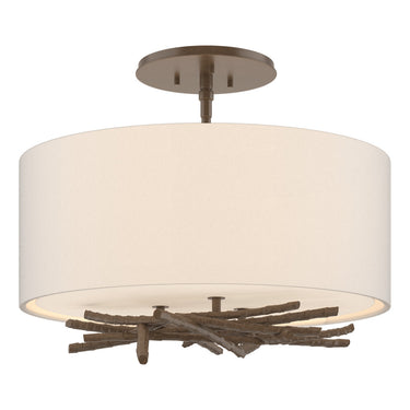 12-7660 Hubbardton Forge Brindille Semi Flush Mount