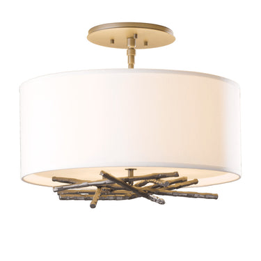 12-7660 Hubbardton Forge Brindille Semi Flush Mount