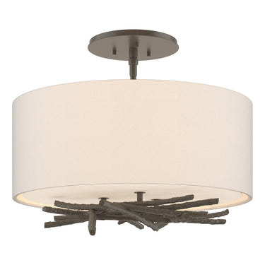 12-7660 Hubbardton Forge Brindille Semi Flush Mount