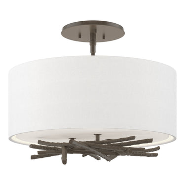 12-7660 Hubbardton Forge Brindille Semi Flush Mount
