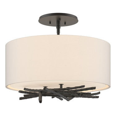 12-7660 Hubbardton Forge Brindille Semi Flush Mount