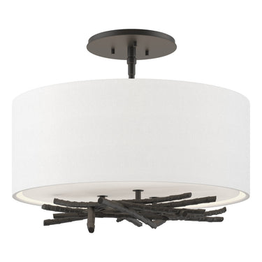 12-7660 Hubbardton Forge Brindille Semi Flush Mount
