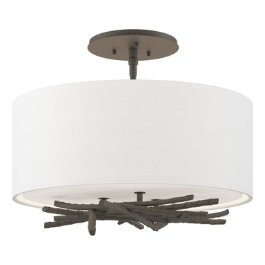 12-7660 Hubbardton Forge Brindille Semi Flush Mount
