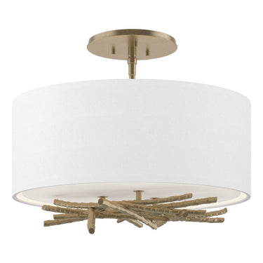 12-7660 Hubbardton Forge Brindille Semi Flush Mount