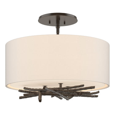 12-7660 Hubbardton Forge Brindille Semi Flush Mount