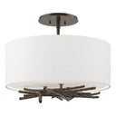 12-7660 Hubbardton Forge Brindille Semi Flush Mount