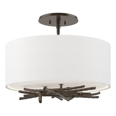 12-7660 Hubbardton Forge Brindille Semi Flush Mount