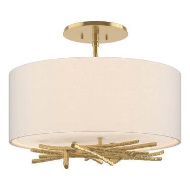 12-7660 Hubbardton Forge Brindille Semi Flush Mount