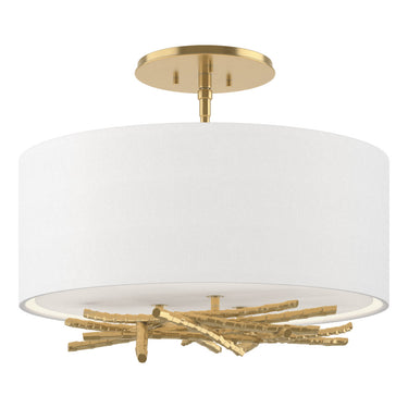 12-7660 Hubbardton Forge Brindille Semi Flush Mount