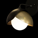 Hubbardton Forge Brooklyn 1-Light Double Shade Bath Sconce 2