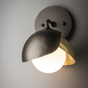 Hubbardton Forge Brooklyn 1-Light Double Shade Bath Sconce 3