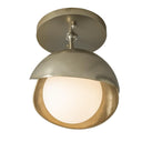 Hubbardton Forge Brooklyn 1-Light Double Shade Semi-Flush 