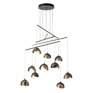 Hubbardton Forge Brooklyn 10-Light Double Shade Mobile Pendant 1
