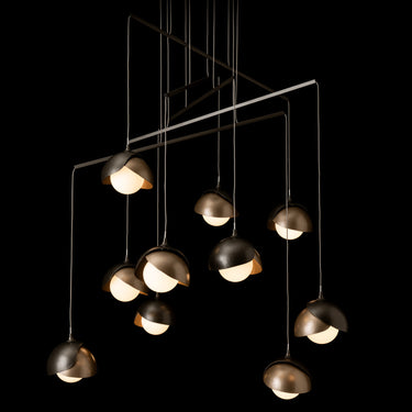 Hubbardton Forge Brooklyn 10-Light Double Shade Mobile Pendant - Standard - 131155 2