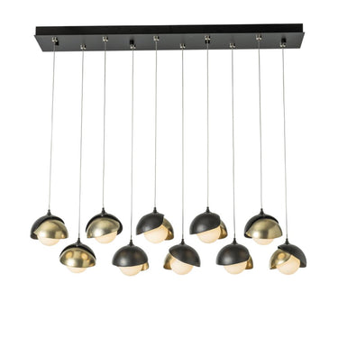 Hubbardton Forge Brooklyn 10-Light Double Shade Pendant 1