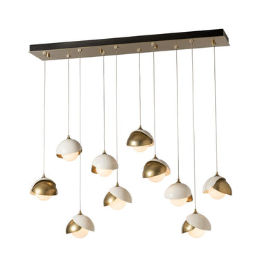 Hubbardton Forge Brooklyn 10-Light Double Shade Pendant 5