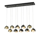 Hubbardton Forge Brooklyn 10-Light Double Shade Pendant 6