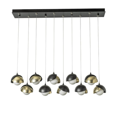 Hubbardton Forge Brooklyn 10-Light Double Shade Pendant 7